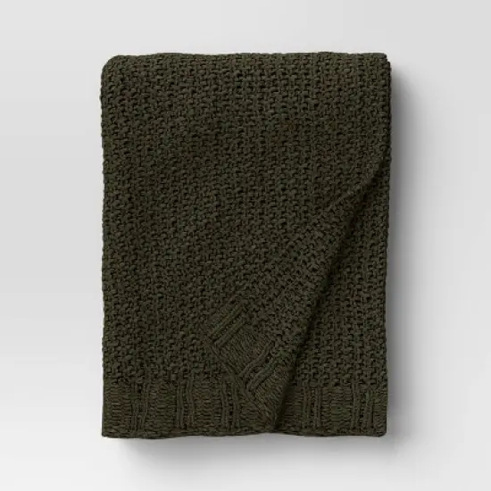 50"x60" Chenille Knit Throw Pillow - Threshold&trade; image {5}