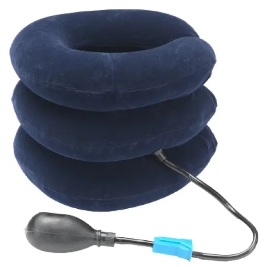 OTC Cervical Traction Unit, Head Neck Spine, Inflatable, Select Series, Navy image {5}