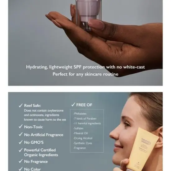 Haruharu Wonder Black Rice Moisture AiryFit Daily Sunscreen Unscented SPF 50 PA++++ (1.69 oz) Very High Sun Protection | Non-Greasy | Velvet Finish image {2}