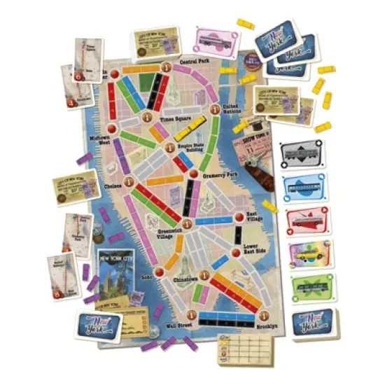 Ticket to Ride Express: New York City 1960 Board Game image {1}