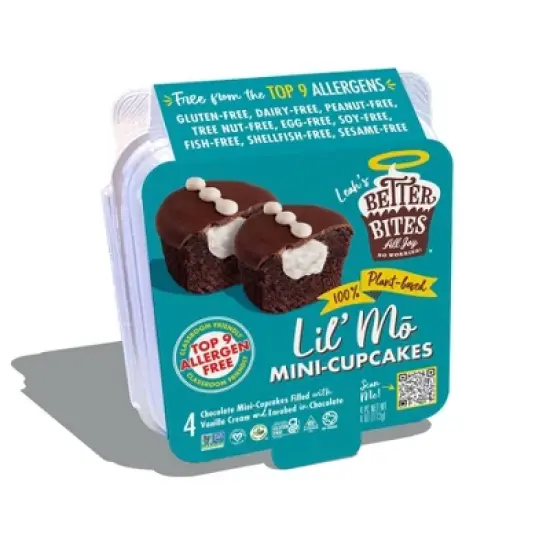 Better Bites Gluten Free Vegan  Lil' Mo Mini Cupcakes - 4ct image {3}