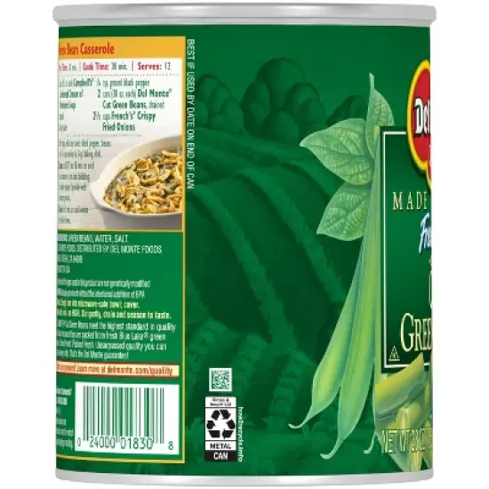 Del Monte Fresh Cut Green Beans 28oz. image {3}