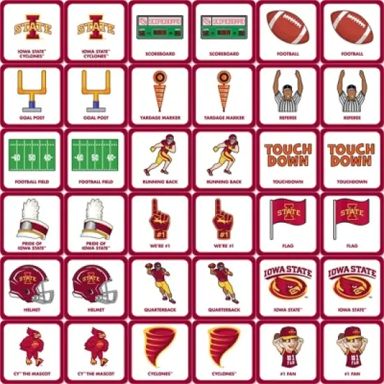 MasterPieces Officially Licensed NCAA Iowa State Cyclones Matching Game for Kids and Families image {2}