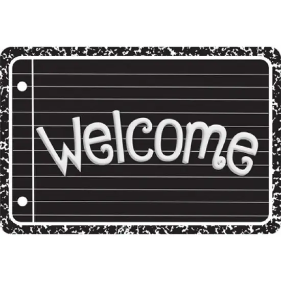 Ashley Productions&reg; The Original Fun Mat&trade;, Welcome Mat, 15.5" x 23.5", Lined Composition image {1}