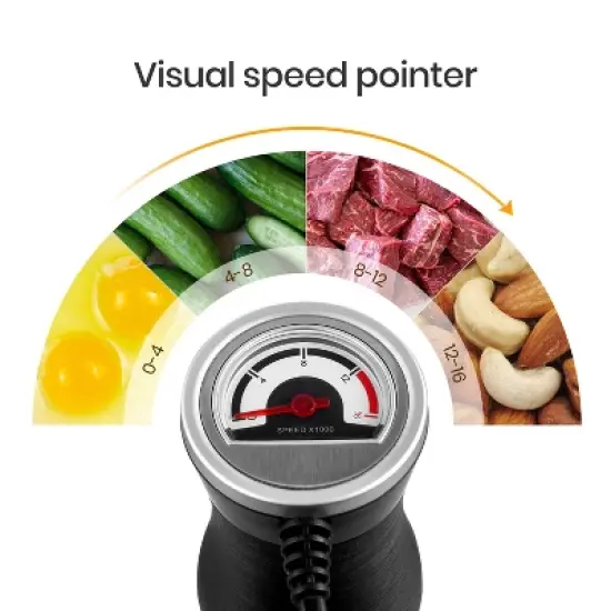 BergHOFF X5 Pro Handheld Food Processor With 5 Multifunctional Blades image {2}
