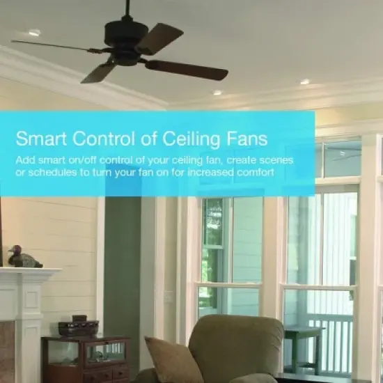 Lutron Caseta Smart Start Kit, Smart Switch (2 Count) with Smart Bridge | P-BDG-PKG1SW | White image {4}