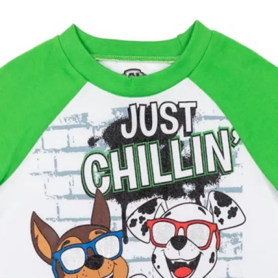 Paw Patrol Chase Marshall Rubble Pullover T-Shirt and Mesh Shorts Outfit Set Toddler to Big Kid  image {4}