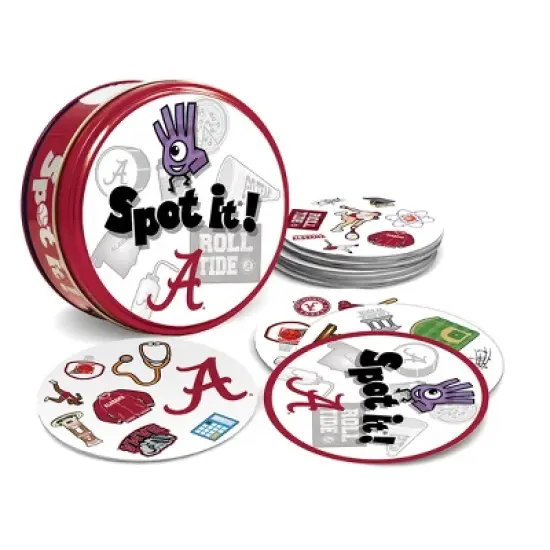 MasterPieces Officially Licensed NCAA Alabama Crimson Tide Spot It Game for Kids and Adults image {2}
