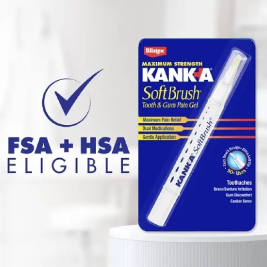 Kanka SoftBrush Tooth and Gum Pain Gel - 0.07 fl oz image {4}