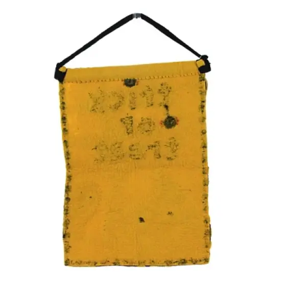 Ganz 22.5 Inch Trick Or Treat Wool Banner Halloween Wall Art Decor , Lightweight Halloween Decor Owl Ghost Wall Decor (1PC) image {2}