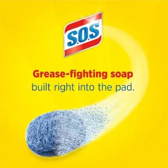 S.O.S. Steel Wool Soap Pads - 50 Count image {2}