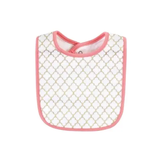 Hudson Baby Infant Girl Cotton Bib and Headband or Caps Set, Llama, One Size image {4}