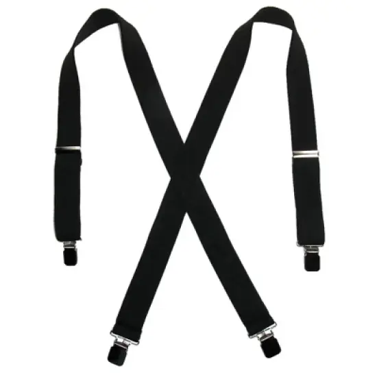 CTM Men's Terry Casual Elastic Clip-End 1 1/2 Inch Suspenders image {3}
