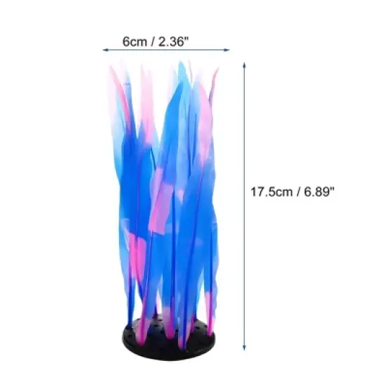 Unique Bargains Glowing Silicone Aquatic Artificial Seaweed Fish Tank Decoration image {3}
