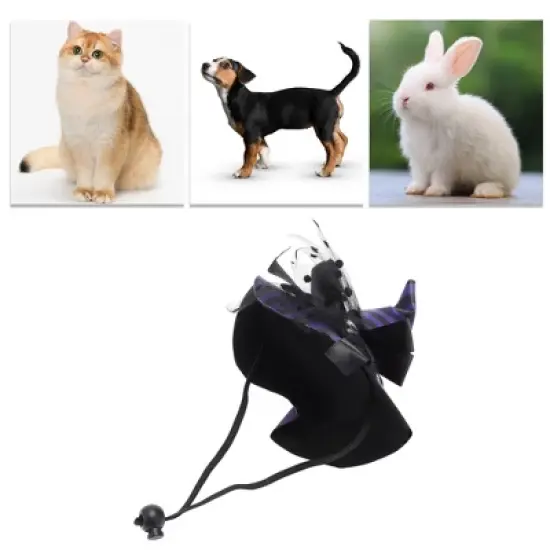 Unique Bargains Halloween Pet Holiday Headdress 5.12"x5.91" Purple image {4}