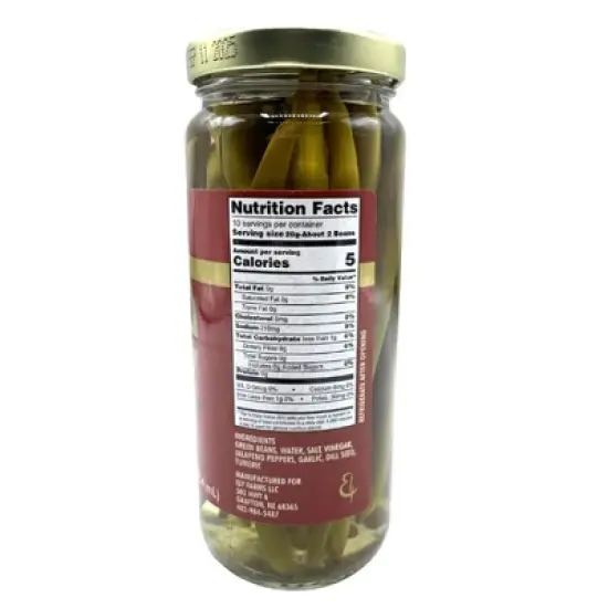 Ely Farms 12 oz Pickled Green Beans - Pack of 3 image {4}