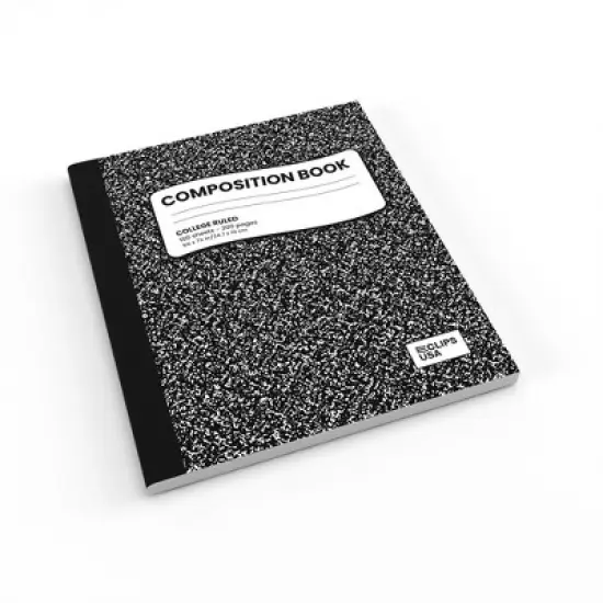 Black Marble Composition Notebook College Ruled 100 Sheets (48 Packs) image {3}