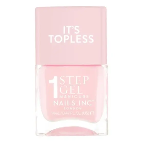 Nails.INC It&rsquo;s Topless, 4-in-1 Base Coat, Treatment, Color and Top Coat 1-Step Gel Nail Polish - 0.47 fl oz image {21}