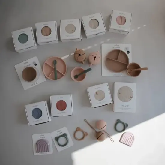 Mushie Muslin Swaddle Blanket Organic Cotton image {2}