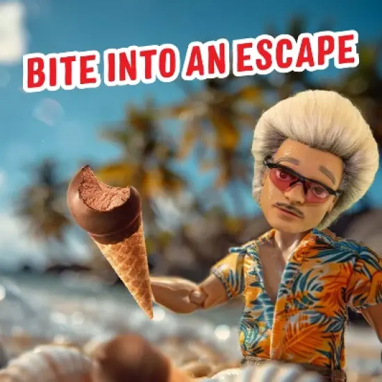 Nestle Drumstick Chocolate Mini Frozen Sundae Cones - 16.9 fl oz/20ct image {5}