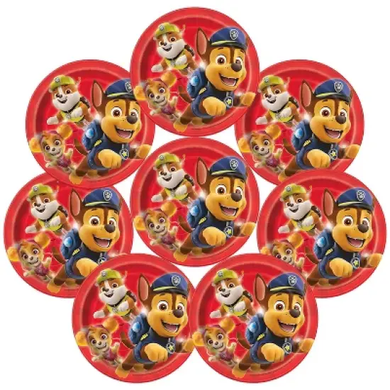 PAW Patrol 7" 8ct Paper Party Snack Plates image {1}