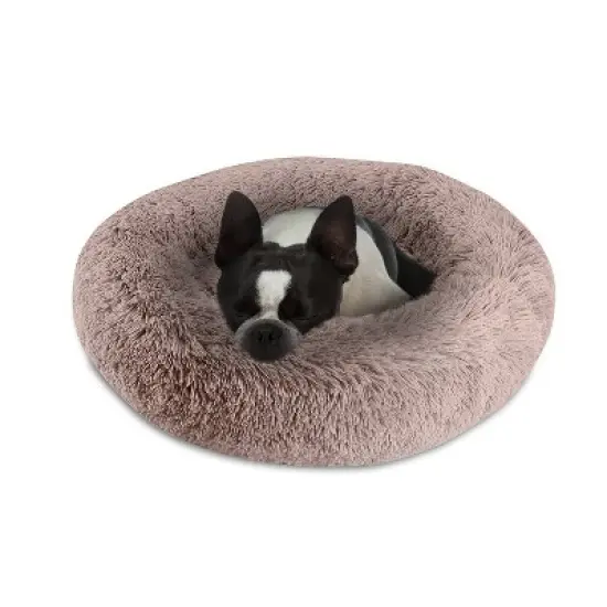 Canine Creations Donut Round Dog Bed - Blush image {2}