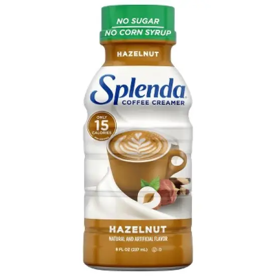 Splenda Sugar Free & Low Calorie Hazelnut Coffee Creamer, 8 fl Ounce Bottle (Pack of 4) image {4}