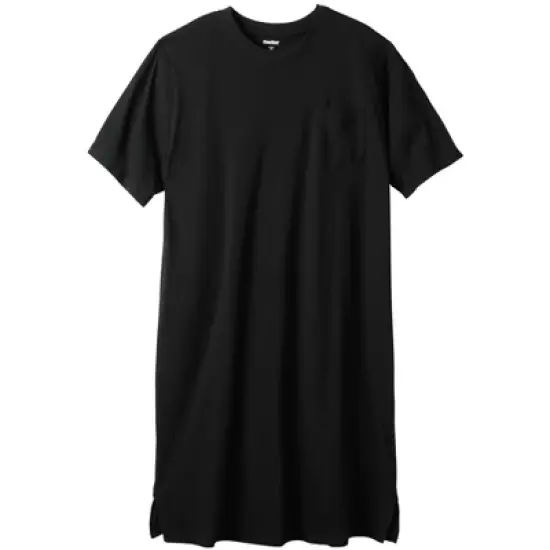 KingSize Men's Big & Tall lightweight t-shirt nightshirt image {2}