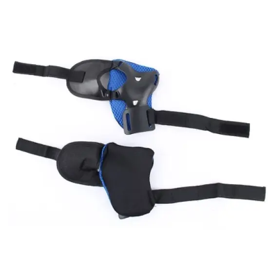 Unique Bargains Bicycle Roller Blading Wrist Elbow Knee Support Protector Guards Pads Brace 6 in 1 Set image {5}