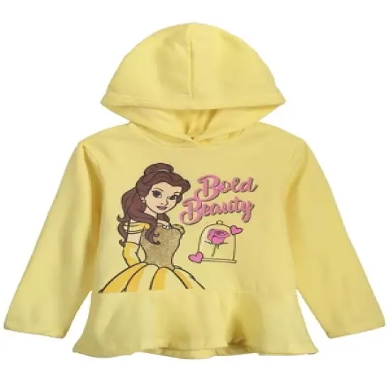 Disney Princess Mulan Rapunzel Jasmine Ariel Belle Cinderella Tiana Tinker Girls Pullover Hoodie Legging Toddler to Big Kid image {1}