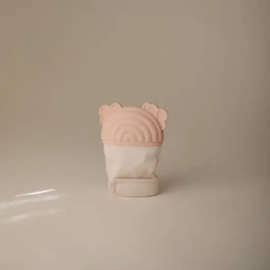 Mushie Teething Mitten - Rainbow image {1}