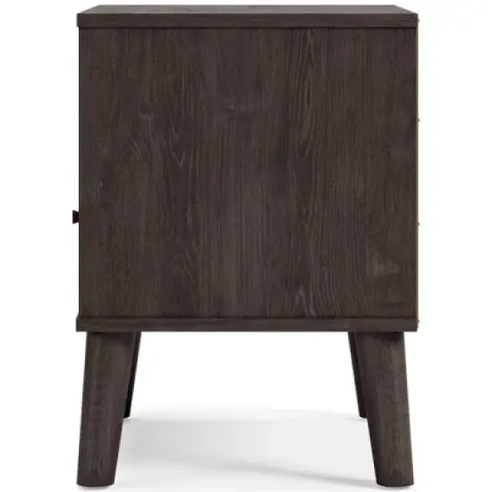 Piperton Nightstand Black/Gray - Signature Design by Ashley image {7}