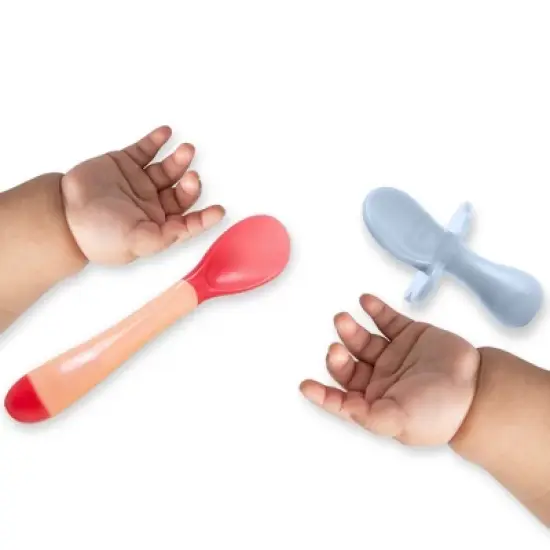 Grabease Toddler Utensils, Baby Spoon and Fork Cutlery, BPA-Free & Phthalate-Free - 1 Set image {3}