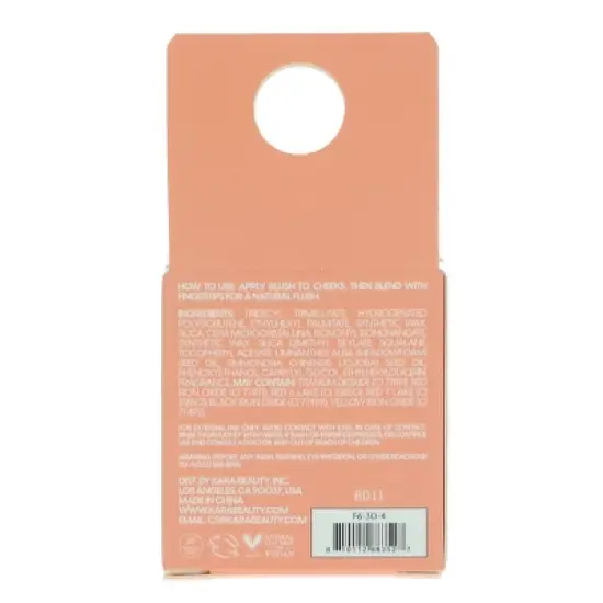 Kara Beauty Blush Hour Cheek Balm Nude Peach image {3}