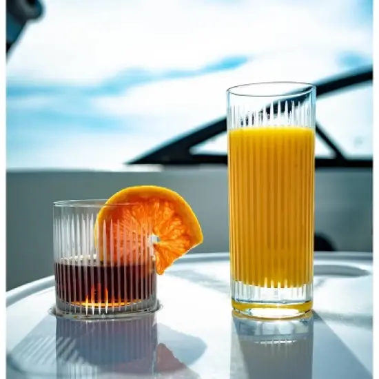 Stolzle Lausitz Set of 6 10.75oz Soho New York Bar Whiskey Glasses image {2}