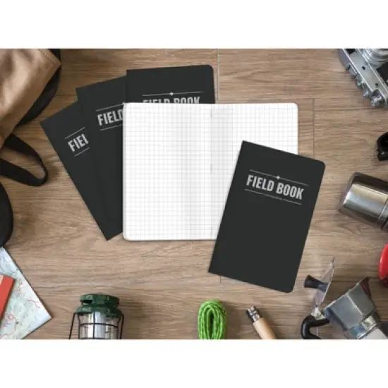 Elan Publishing Company Mini Field Book Set - Graph Text / Black Cover image {2}