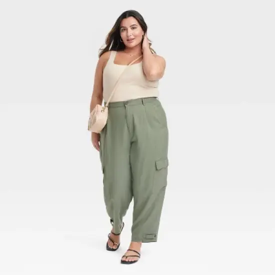 Pipe Hoop Earring Trio Set 3pc - A New Day&trade; Gold: Nickel-Free Metal, Post Closure, 0.7" Width, Lightweight Design image {3}