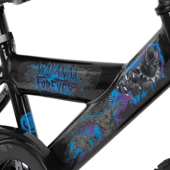 Huffy Marvel Black Panther 16" Kids' Bike - Black image {8}