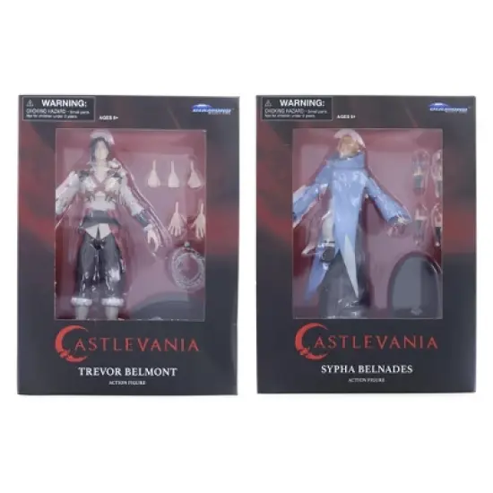 Diamond Select Castlevania 7 Inch Action Figures Set of 2 | Sypha Belnades & Trevor Belmont image {1}