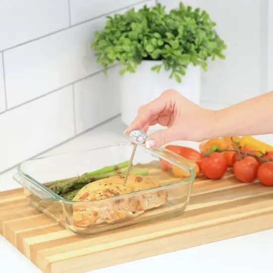 Escali Instant Read Dial Thermometer: Stainless Steel Food & Meat Thermometer, Reads Celsius & Fahrenheit, 0-220&deg;F Range image {5}