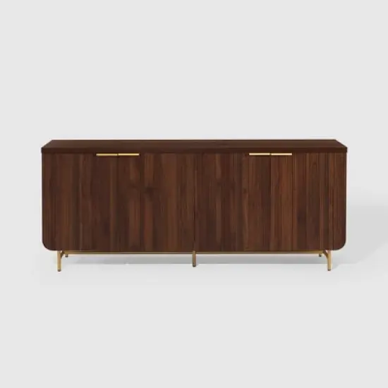 Modern 4 Door Reeded Sideboard - Saracina Home image {9}