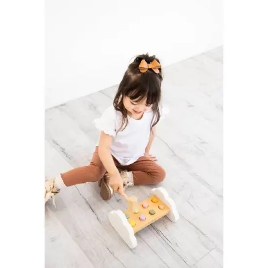 Pearhead Wooden Hammer Bench Toy - 10pc image {6}