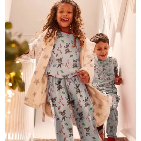 Reindeer In Here Kids' Pajama Set image {1}