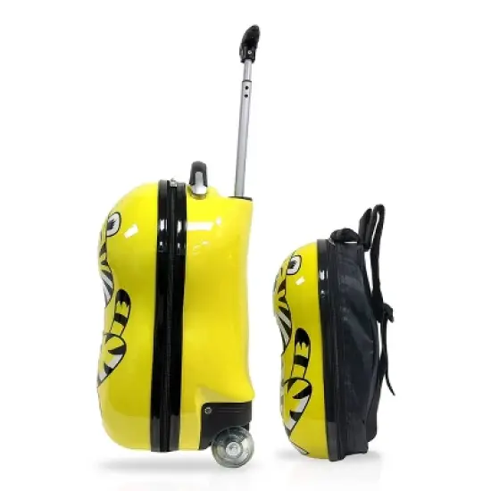 TUCCI Tigerlicious 2pc Kids' Hardside Carry On Luggage Set with 16" Suitcase & 13" Backpack image {1}