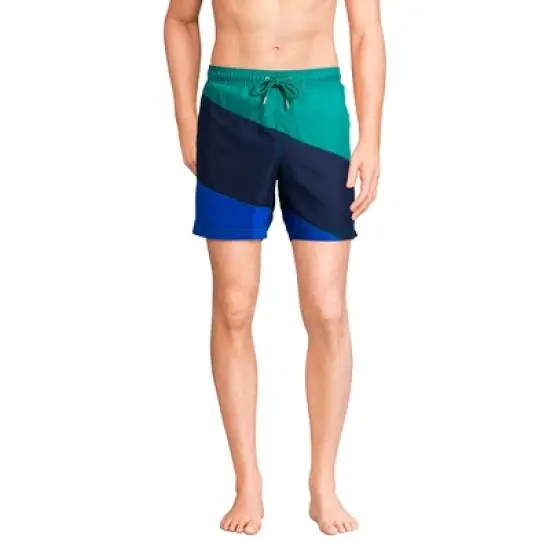 Lands' End Men's 6" Volley Swim Trunks image {12}