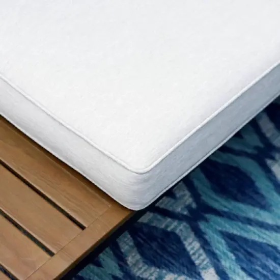 Captiva Designs 6pc Outdoor Conversation Set with Sectional Sofa Beige image {3}