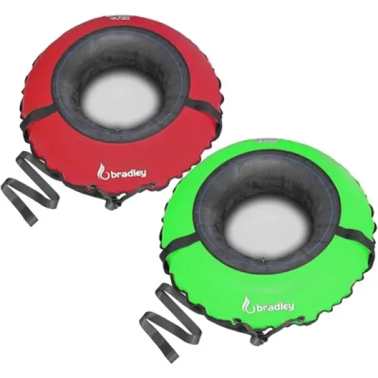 Bradley Set of 2 heavy duty tubes for floating the river; Whitewater tube; Rubber inner tube with cover for river floating; river raft image {2}