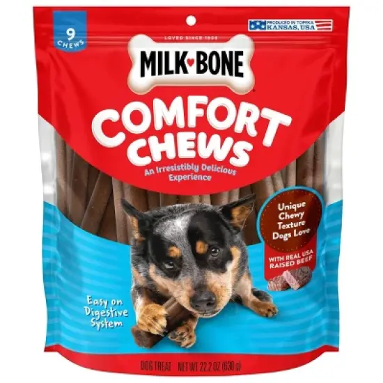 Milk-Bone Comfort Chews Beef Flavor Chewy Dog Treat - Small/Medium - 22.2oz/9ct image {5}