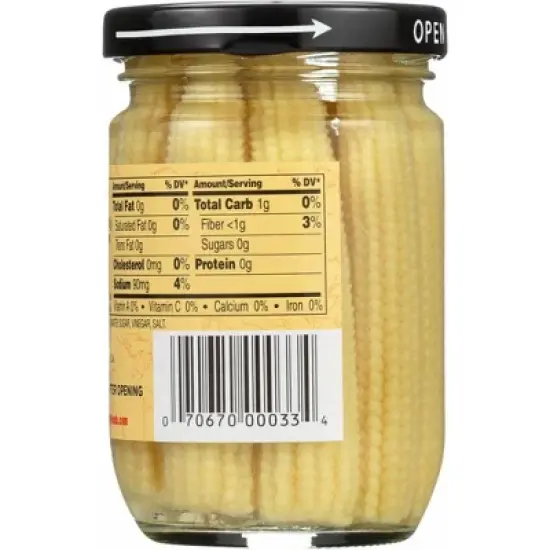 Reese Pickled Whole Baby Corn - Case of 12/7 oz image {2}