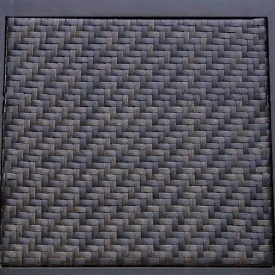 7pc Patio Dining Set with Steel Table & Chairs with Cushions - Captiva Designs image {9}